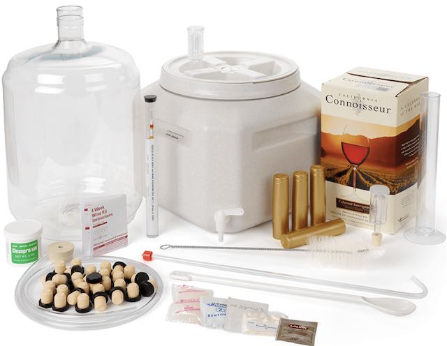 Basic winemaking equipment