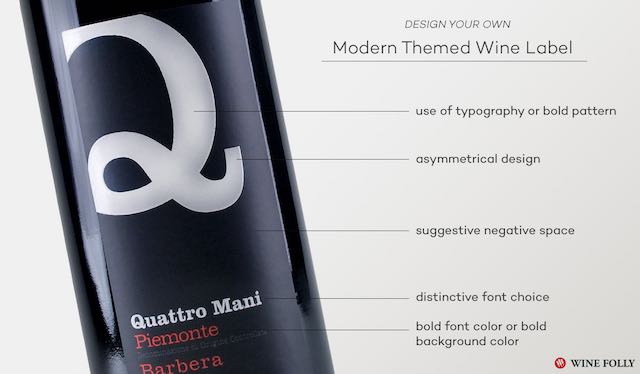 Designing a wine label