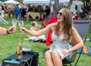 2024 Colorado Mountain Wine Fest - Woman with Glass