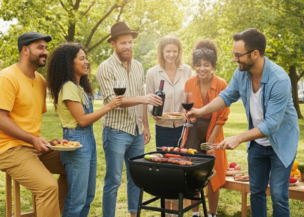 Come Over October - Sharing Wine at the BBQ